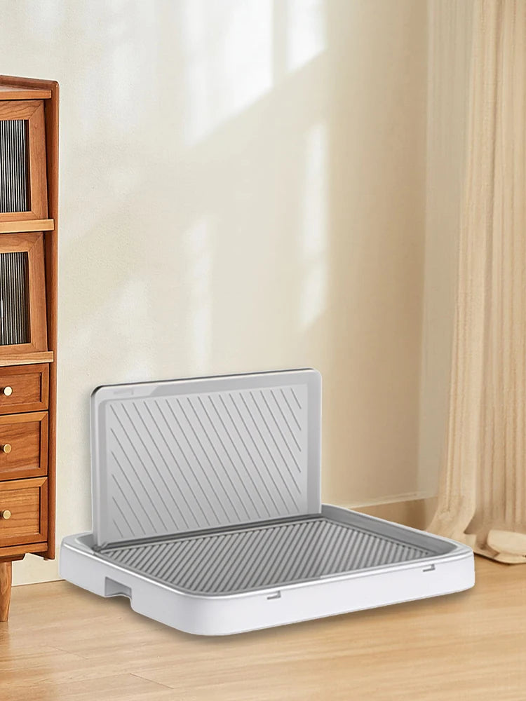 Alloet Dog Potty Tray With Anti-Splash Pee Wall Pan Trainer