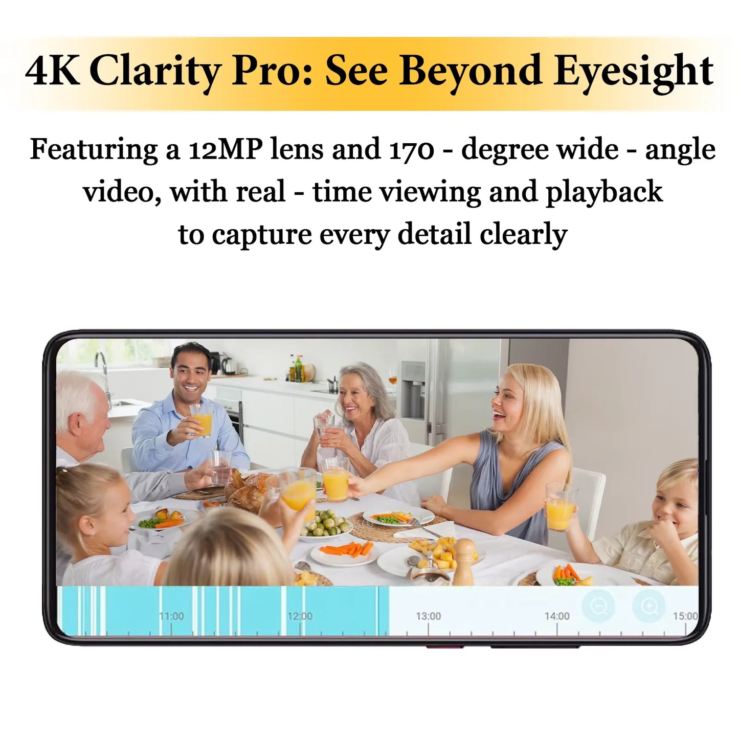 Wireless 1080P Surveillance Camera With Motion Detection And Night Vision