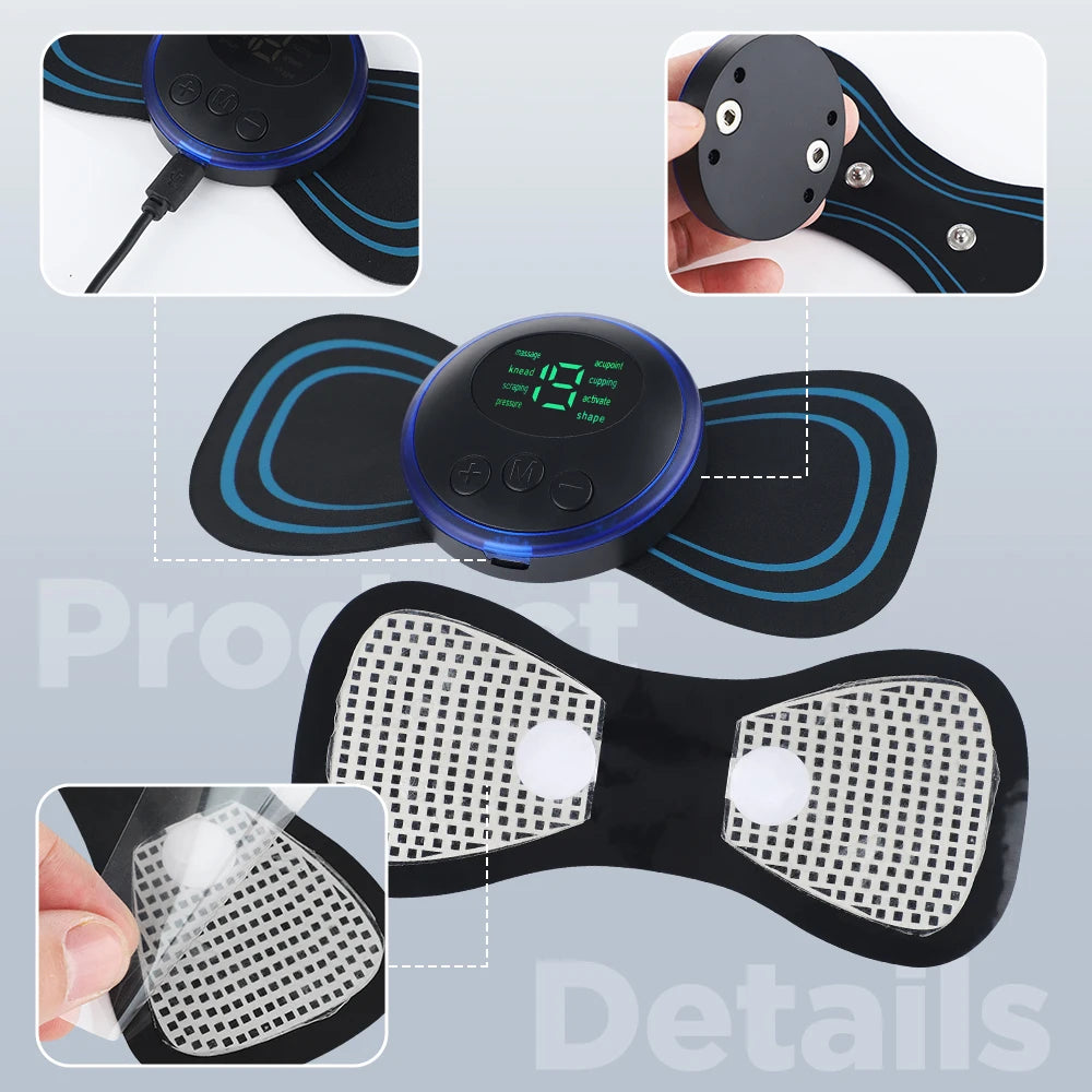 Hailicare Remote Control Neck Massager Set For Fatigue Relief
