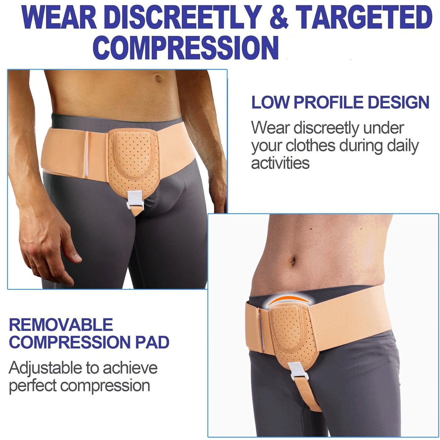 Inguinal Hernia Belt Truss For Support And Pain Relief Breathable