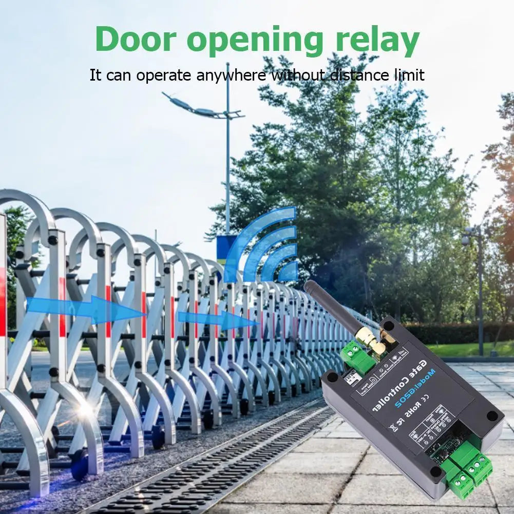 Alloet GSM Gate Opener Relay Switch for Remote Door Access