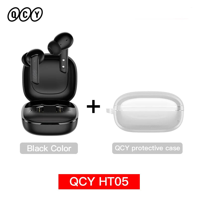QCY HT05 ANC Wireless Earphones With 40dB Noise Cancellation