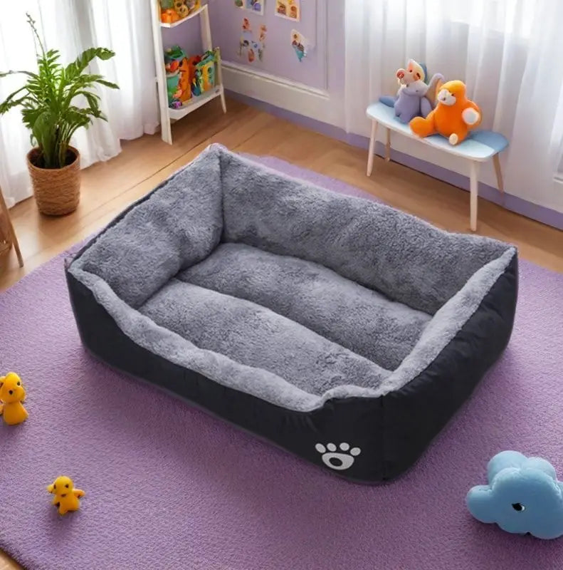 Plush Non-Slip Bite-Resistant Dog Bed For All Dogs