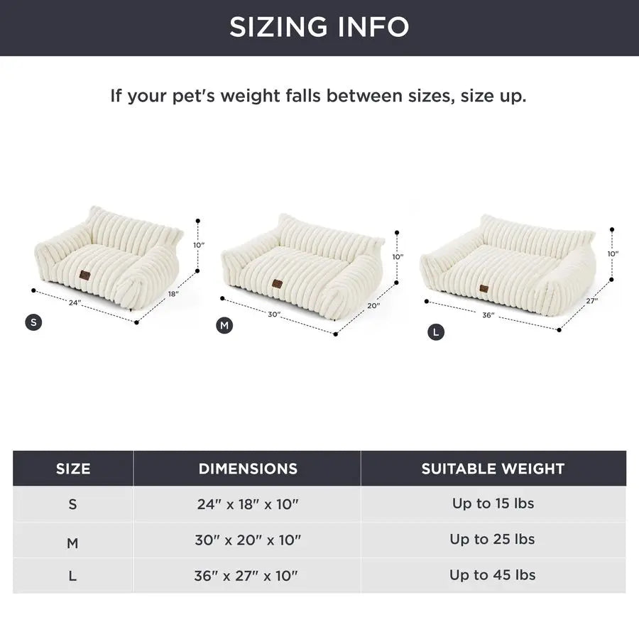 Pet Cat Couch Bed for Small Dogs and Cats Supportive