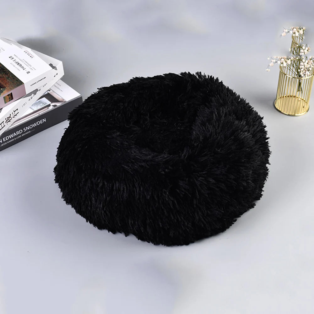 Premium Ultra Soft Round Pet Bed For Dogs And Cats