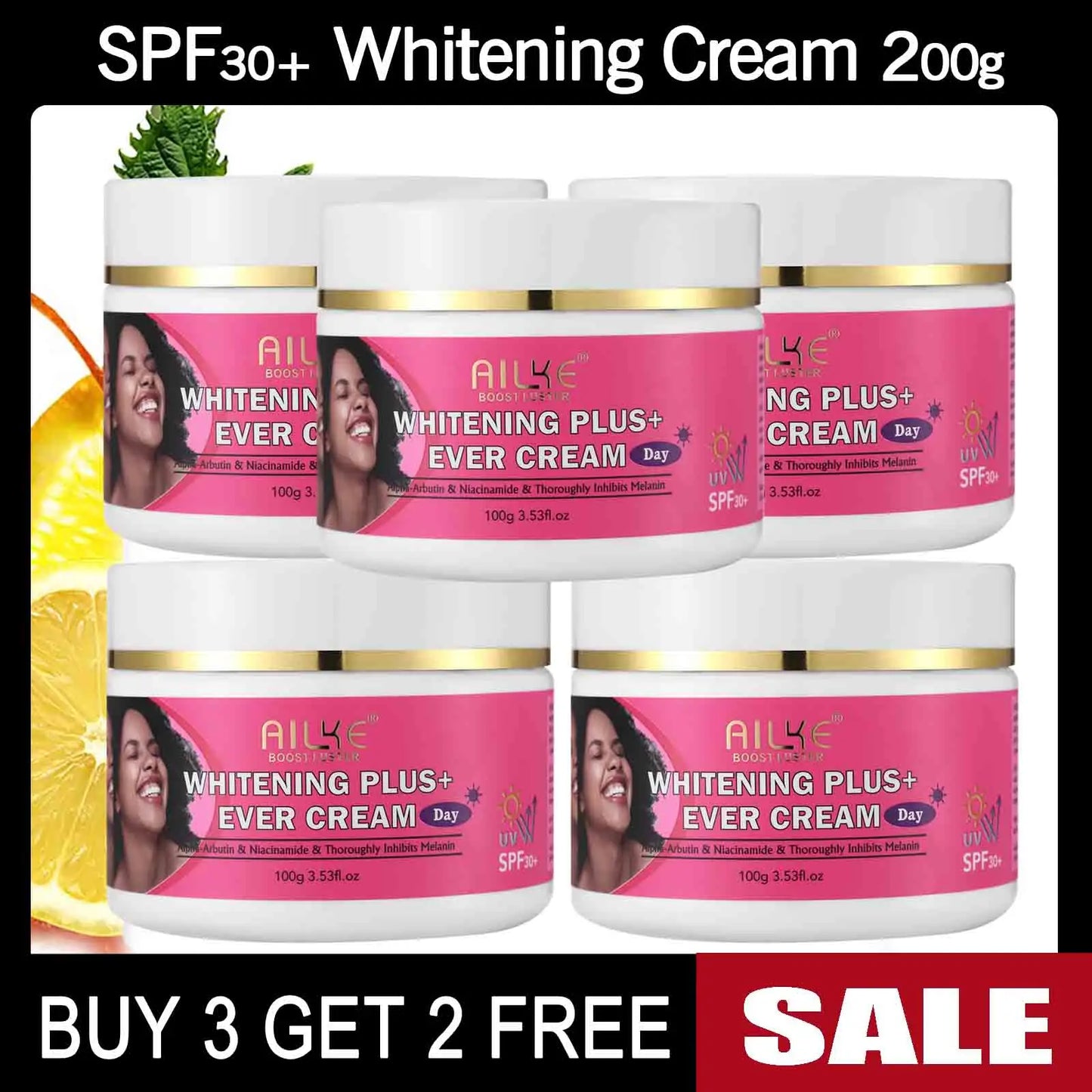AILKE Natural Skin Brightening Set for Clearer Brighter Complexion