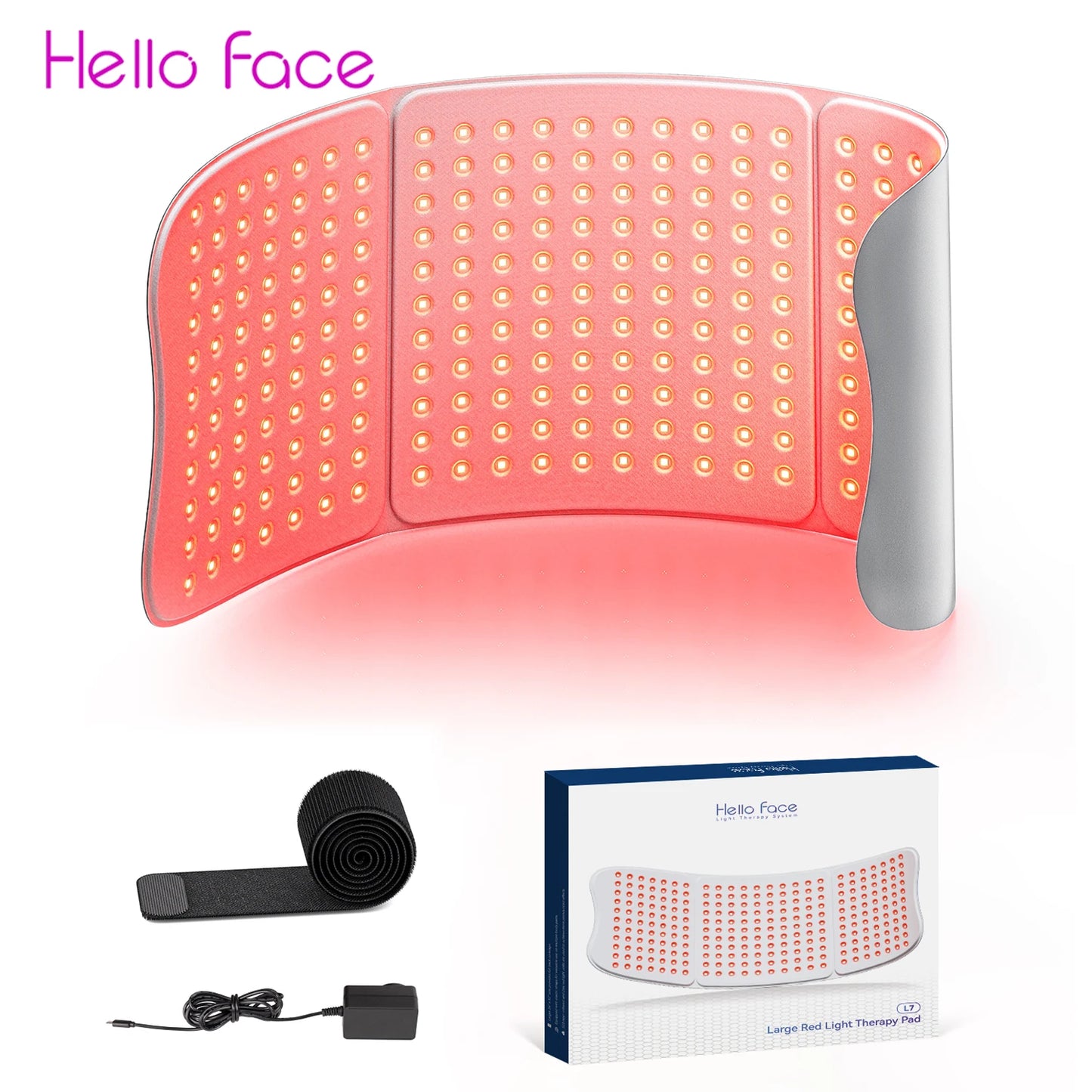 Hello Face Red Light Therapy Pad 660nm 850nm Body Massage