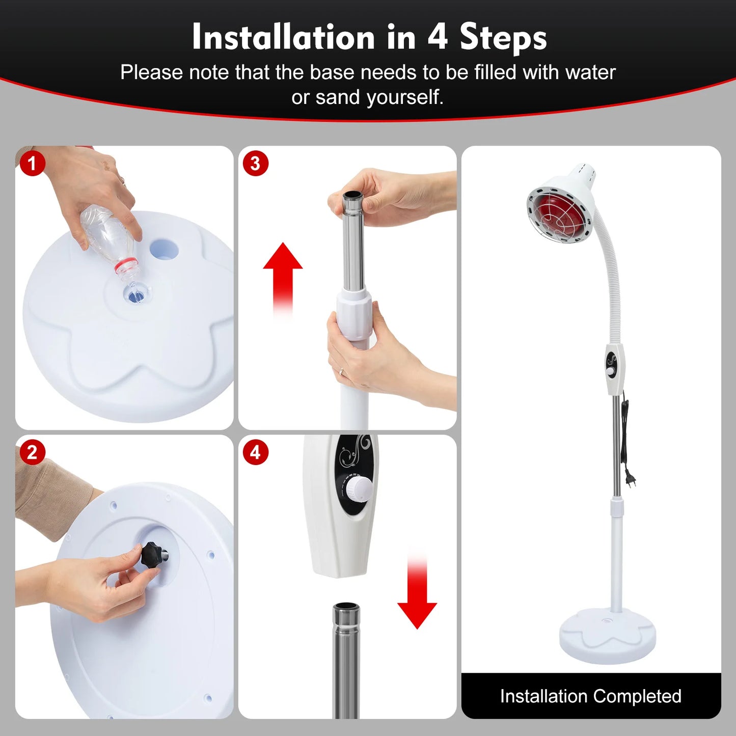 Infrared Pain Relief Heat Lamp For Joint Pain And Circulation