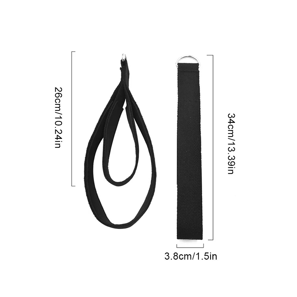 Pilates Double Loop Straps D-Ring Yoga Straps for Home Workouts
