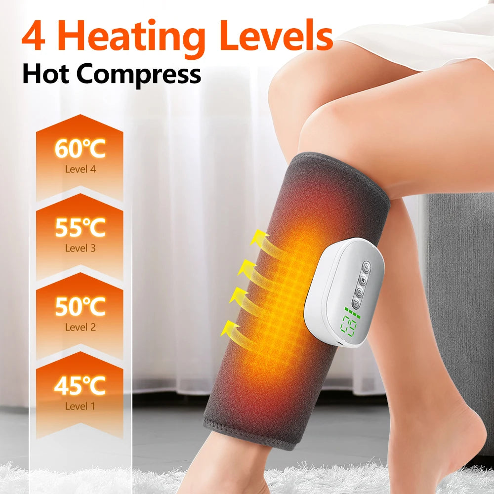 PASTSKY 360 Degree Air Pressure Calf Massager With Heating And 3 Modes