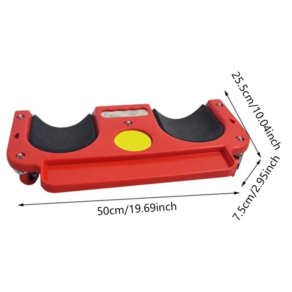 Rolling Knee Pad With Swivel Castors For Mechanic And Carpenter