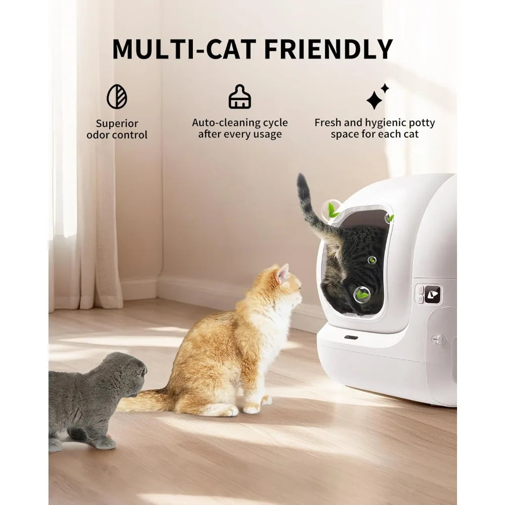 PuraMax 2 Automatic Self Cleaning Cat Litter Box With App Control