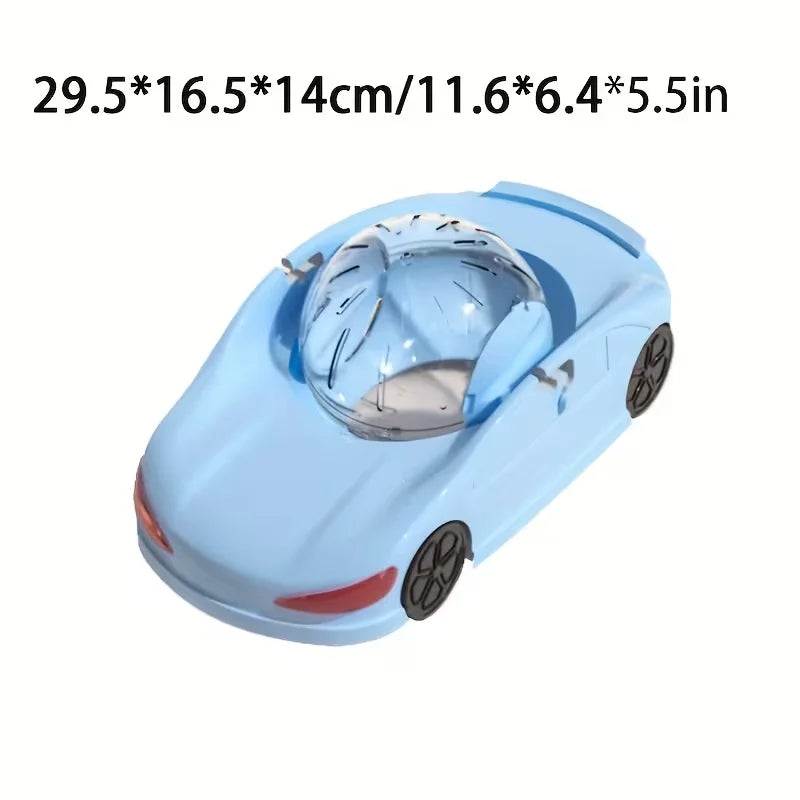 Interactive Hamster Running Wheel Toy With Rolling Balls Plastic