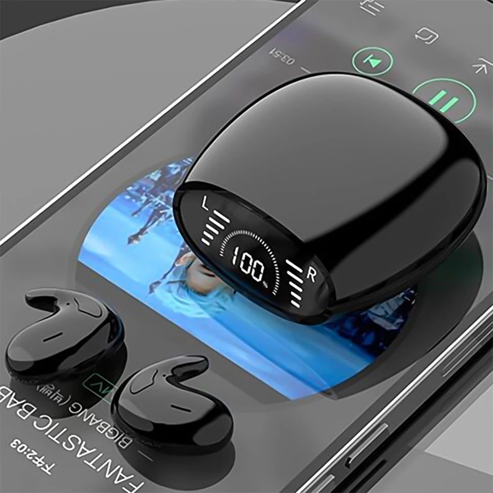 SHUKE Ultra-Thin Sleep Headphones Wireless Bluetooth Earbuds