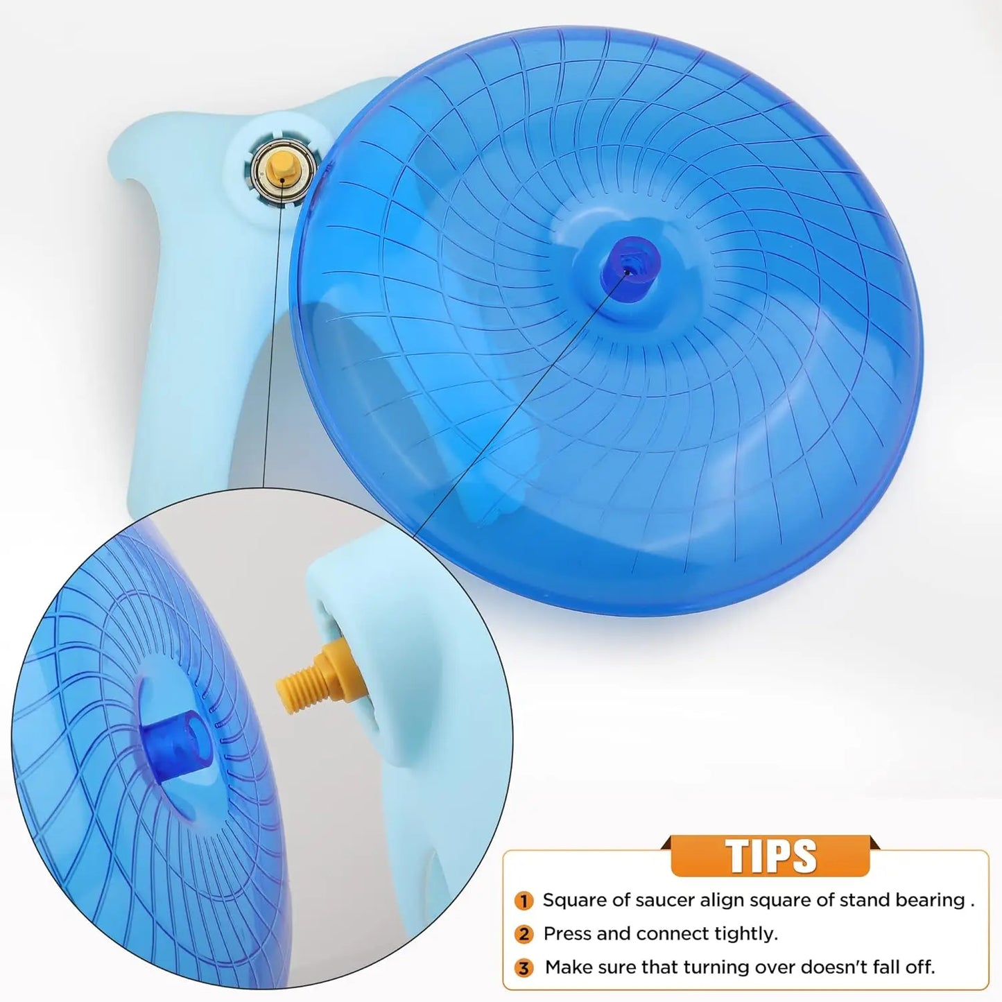 Ultra Quiet Hamster Exercise Wheel With Skateboard Bearings