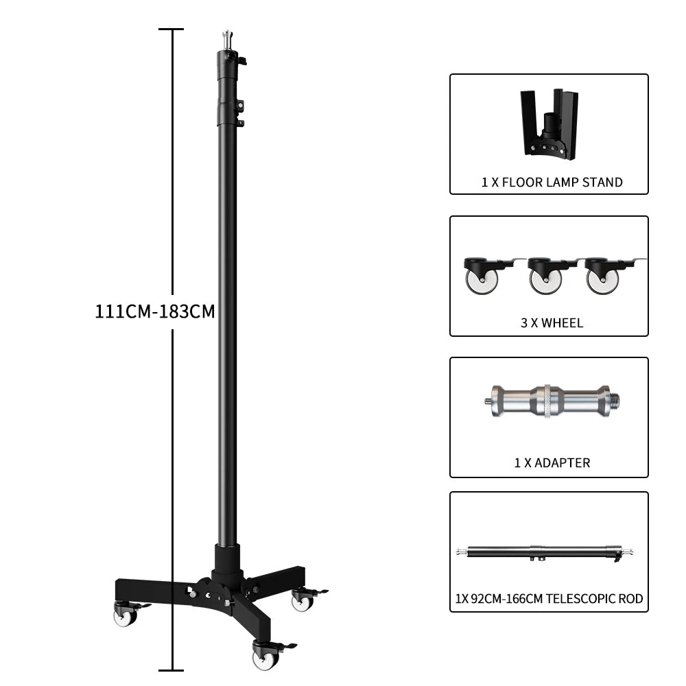 SH Studio Tripod Foldable Lighting Stand for Photo Studio
