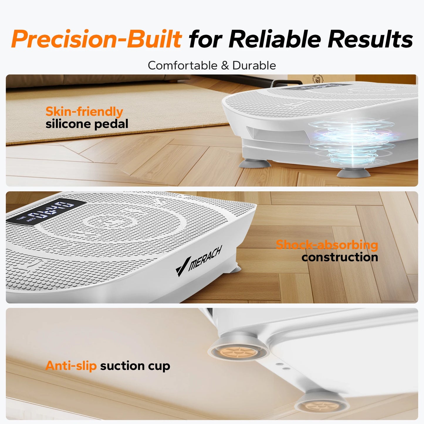 MERACH Vibration Plate CV30 Fitness Platform For Full Body Workout