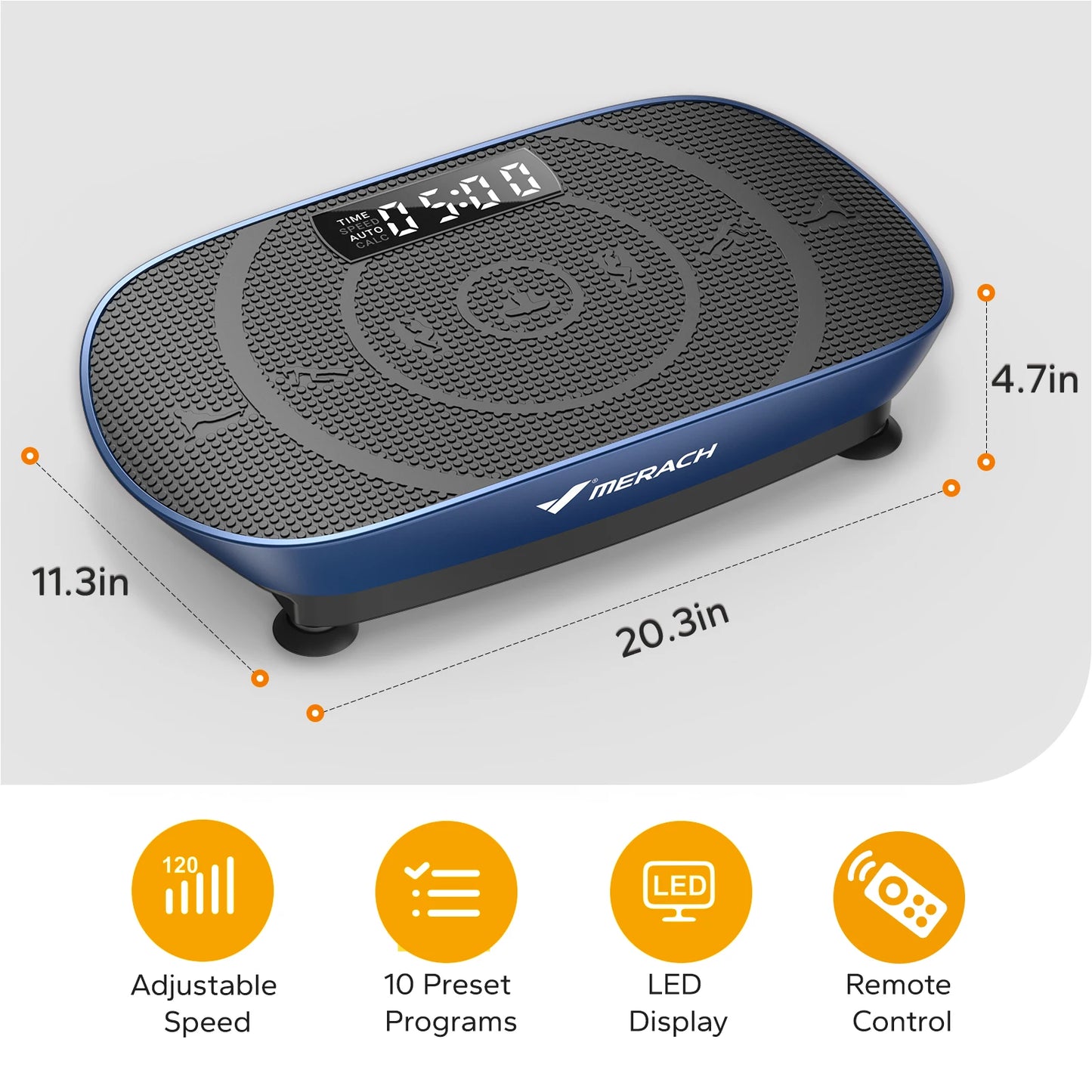 MERACH Vibration Plate CV30 Fitness Platform For Full Body Workout