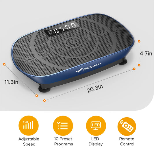 MERACH Vibration Plate CV30 Fitness Platform For Full Body Workout