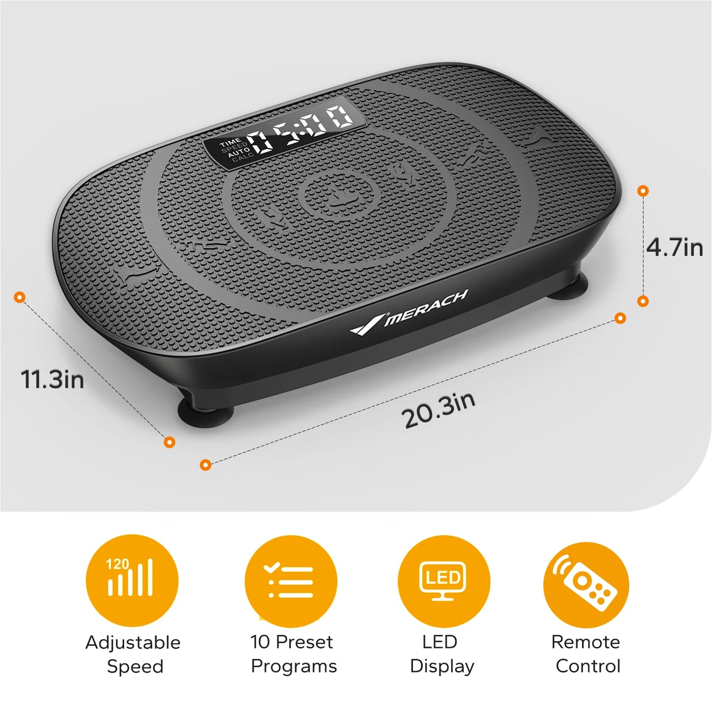 MERACH Vibration Plate CV30 Fitness Platform For Full Body Workout