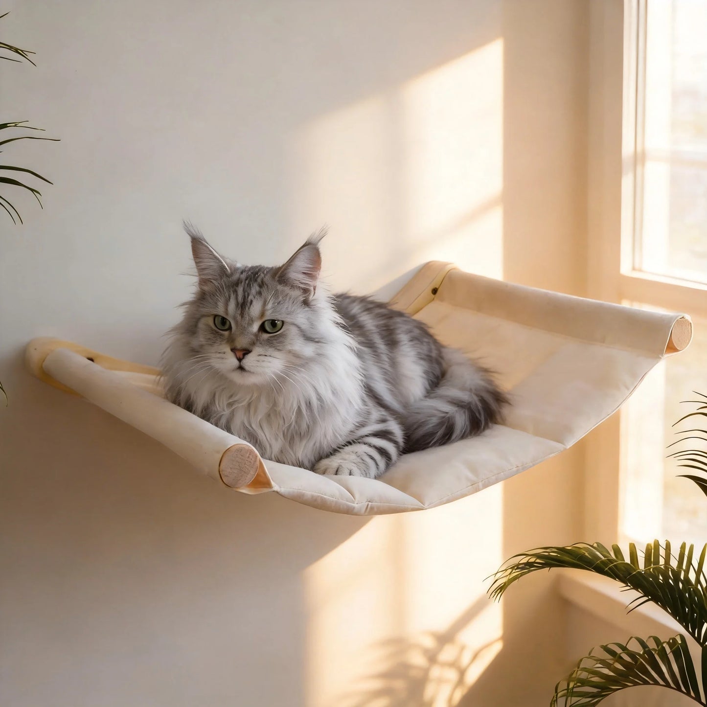 CWV Wall Mounted Cat Hammock Kit With Climbing Shelves Perches