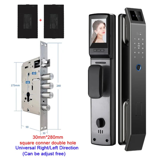 YKESDLC 3D Face Recognition Keyless Digital Door Lock With Camera Fingerprint