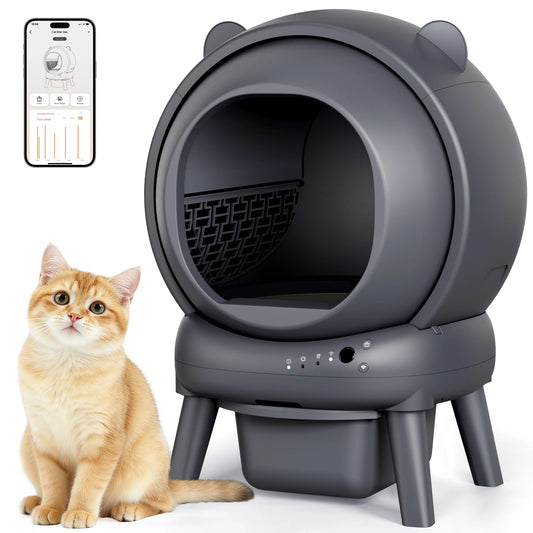 Self Cleaning Litter Box With Infrared Dual Safety Sensors