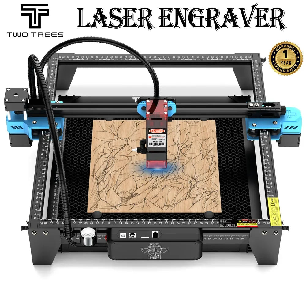 Two Trees TTS-10 Pro Laser Engraver 445nm Blue Light Engraving Machine