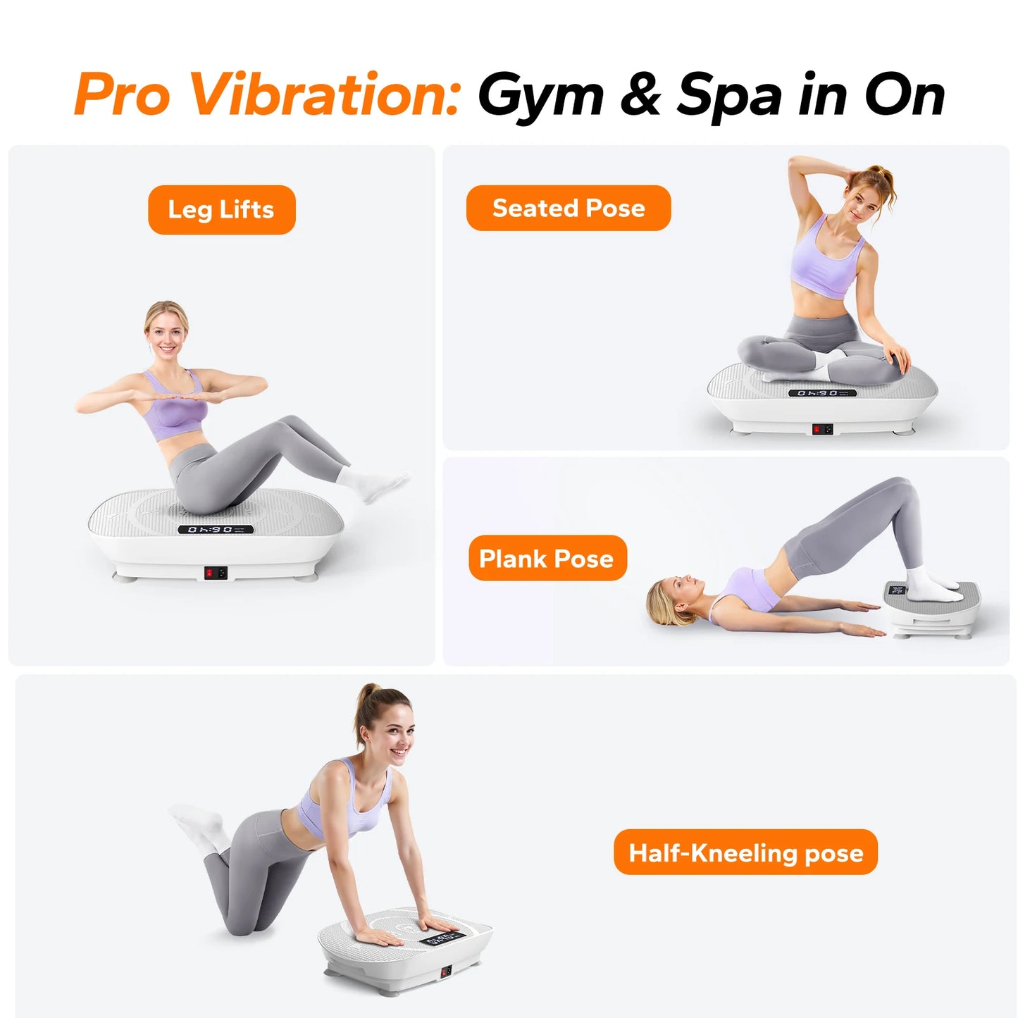MERACH Vibration Plate CV30 Fitness Platform For Full Body Workout