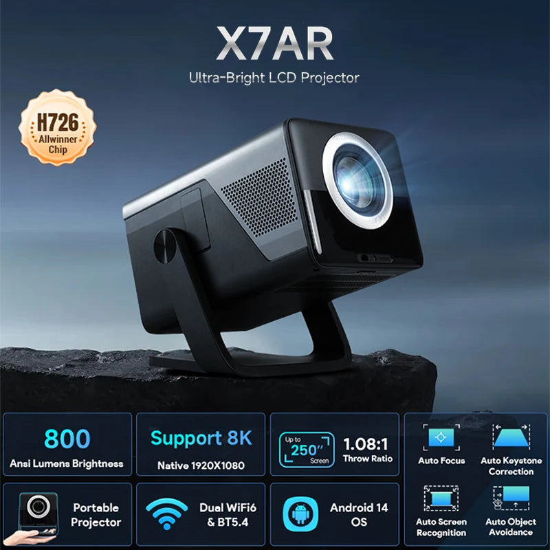 LynCast X7 AI Smart Projector Android OS