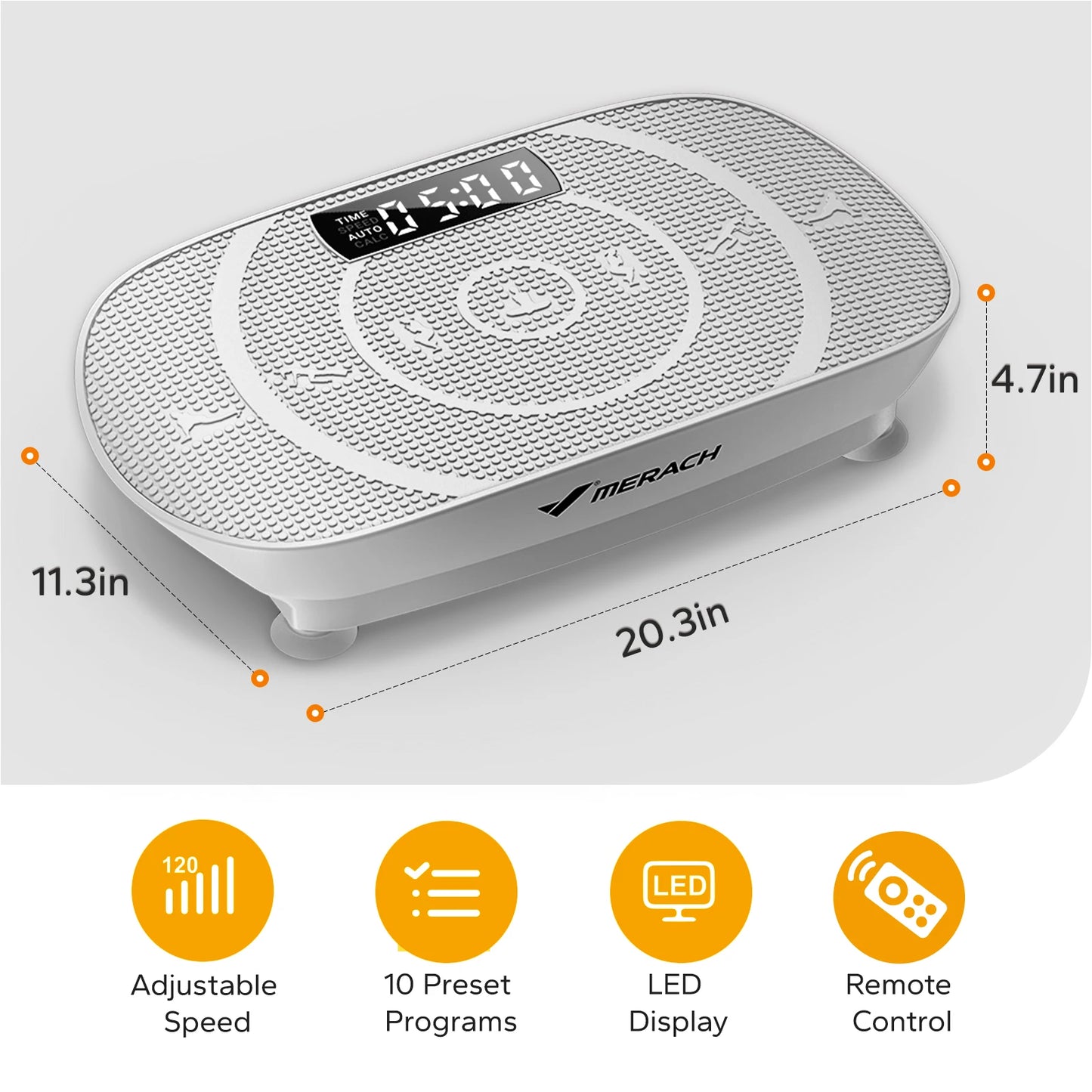 MERACH Vibration Plate CV30 Fitness Platform For Full Body Workout