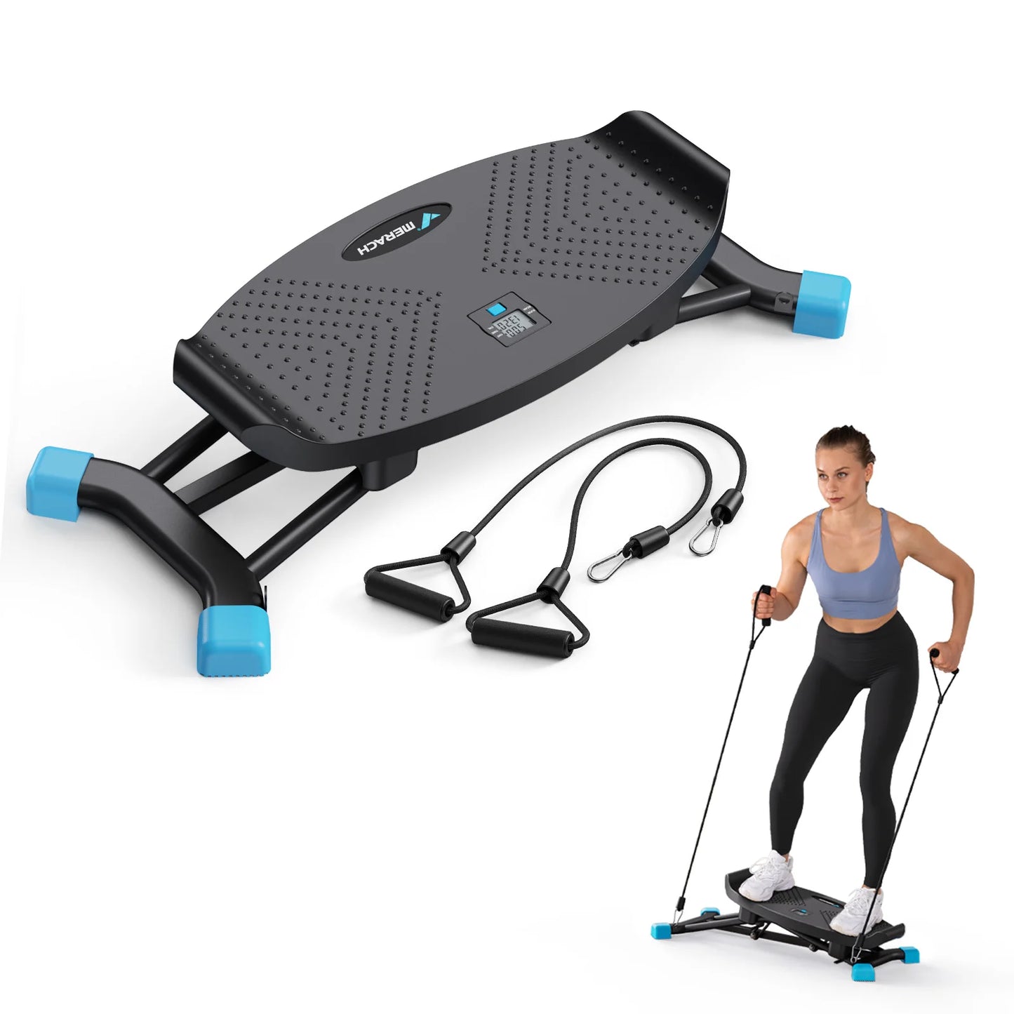 MERACH Ski Machine Simulated Ski Training Cardio Fitness Equipment