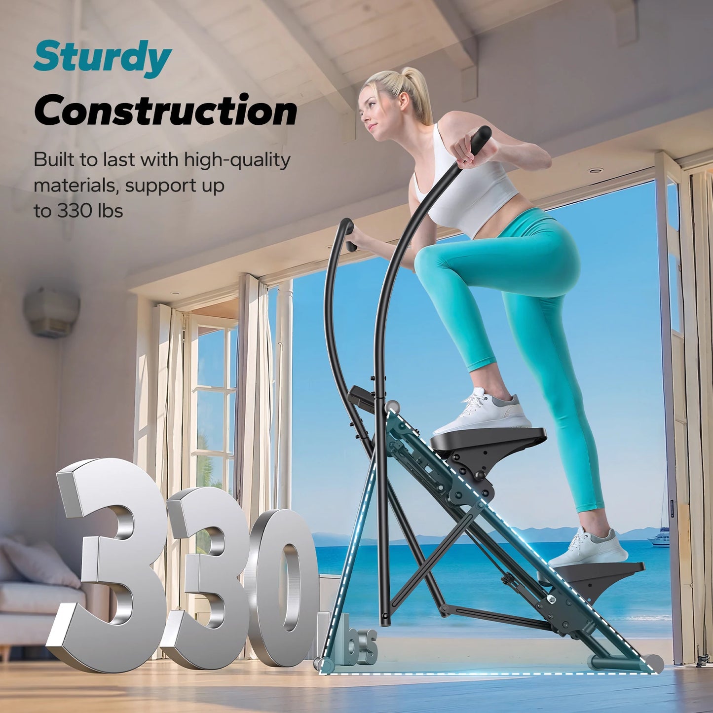 Merach Stair Stepper for Home Gym Full-Body Workout