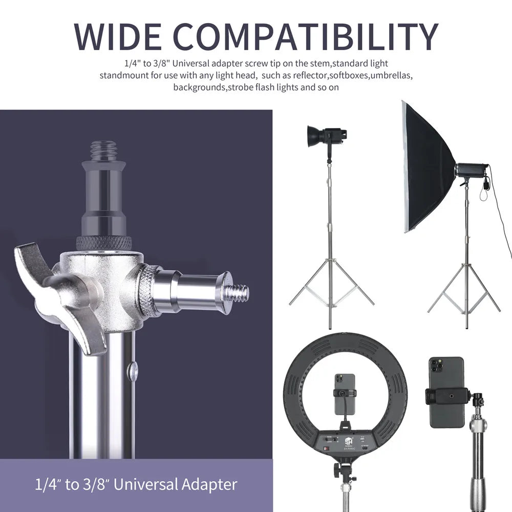 SH Studio Tripod Foldable Lighting Stand for Photo Studio