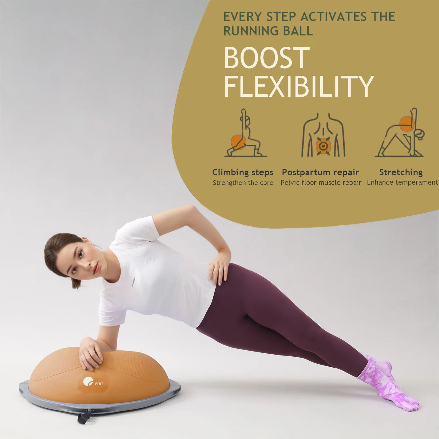 Balancing Ball And Half Ball Balance Trainer For Core Training
