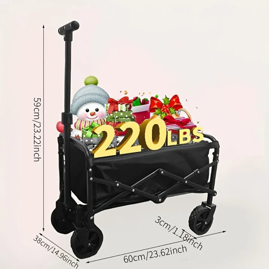 Heavy Duty All Terrain Folding Cart With Stainless Steel Frame