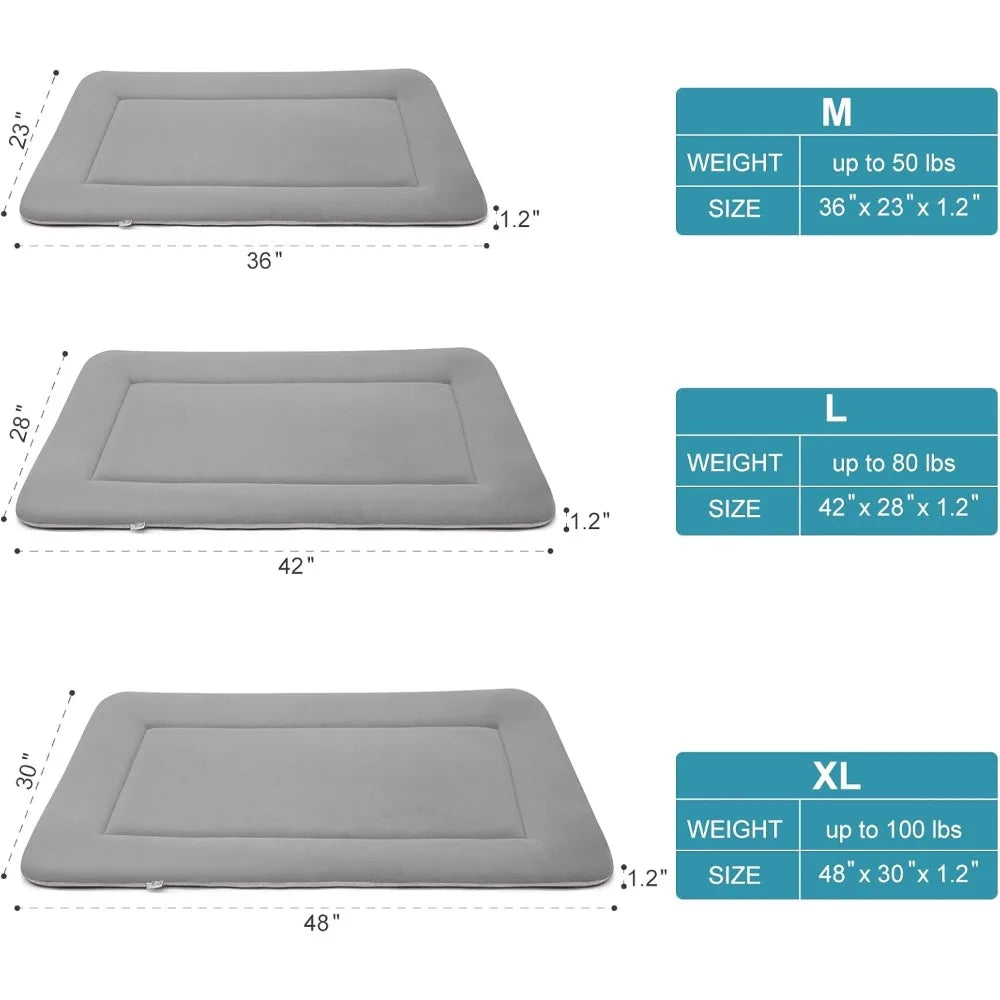 Dafify Soft Dog Bed with Non-Slip Bottom Machine Washable