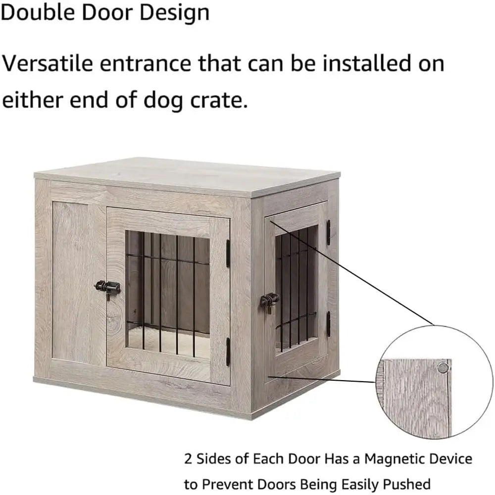 Furniture Style Indoor Dog Crate For Small Dogs And Cats