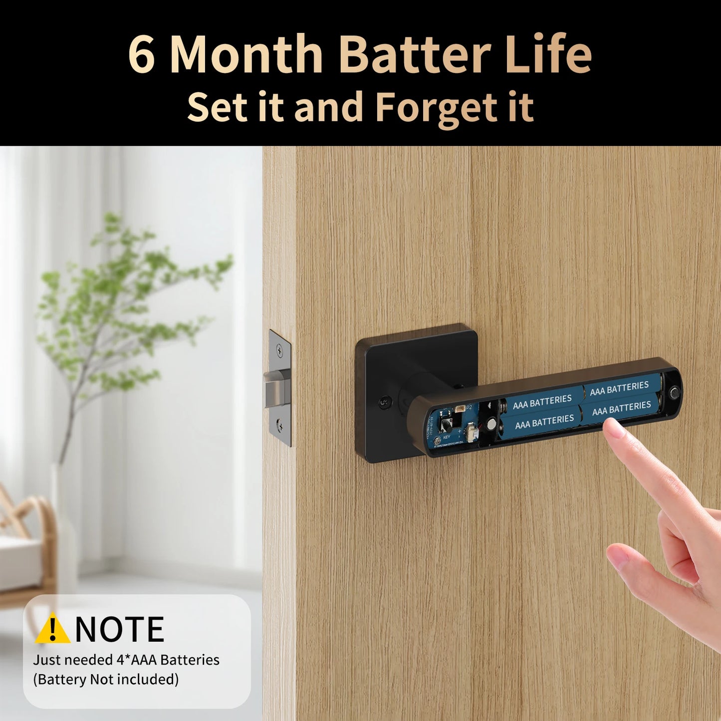 Viladepot Smart Lock Fingerprint Door Lock With App Control