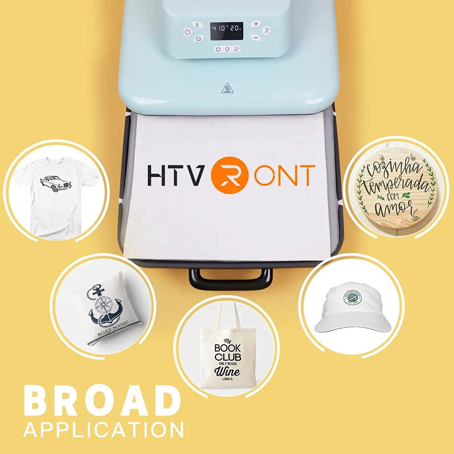 HTVRONT Auto Heat Press Machine For T Shirts And Sublimation