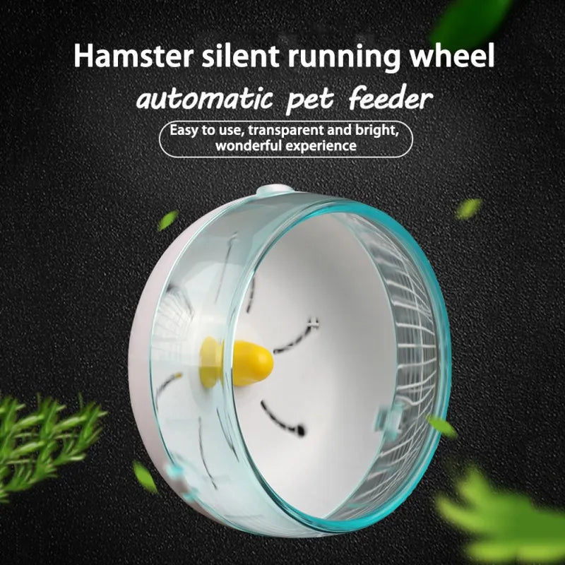 Pet Hamster Running Wheel Toy Plastic Silent Exercise Wheel
