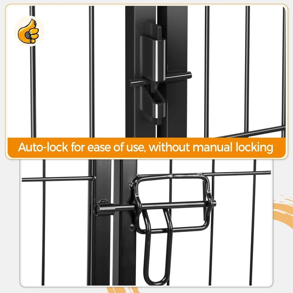 RBXC Dog Playpen Outdoor Indoor Portable Fence For Yard