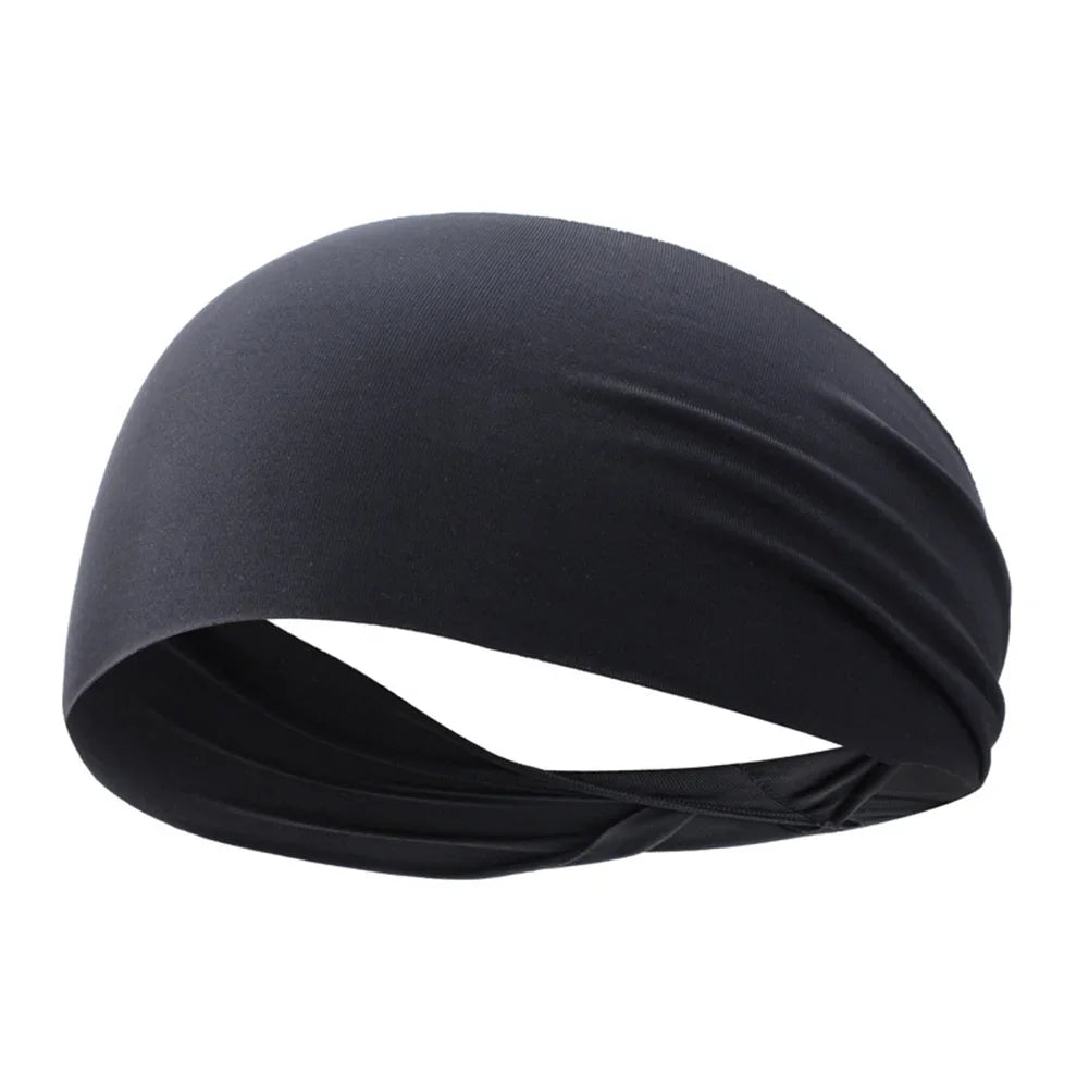 Unisex Polyester Sports Headband Sweatband for Running Workout