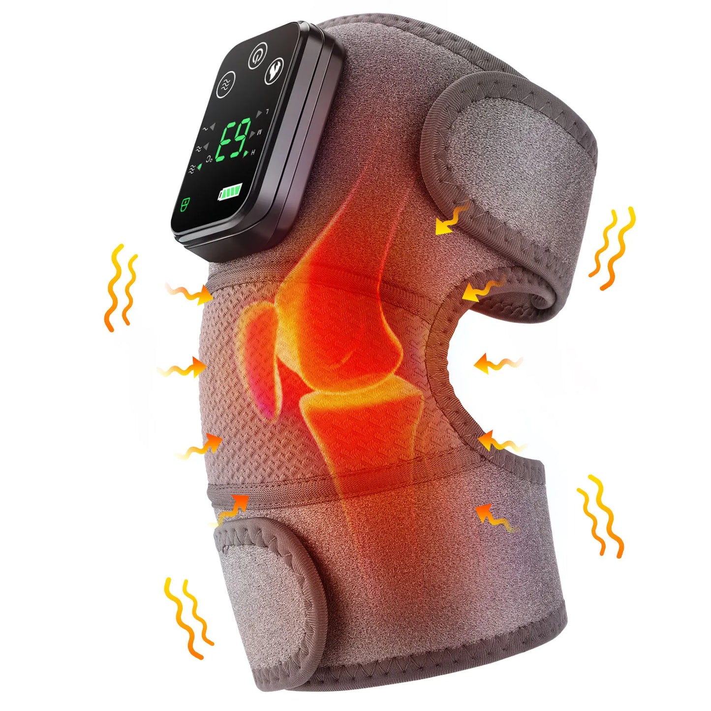 Electric Heating Knee Protection Massage Device With Vibration