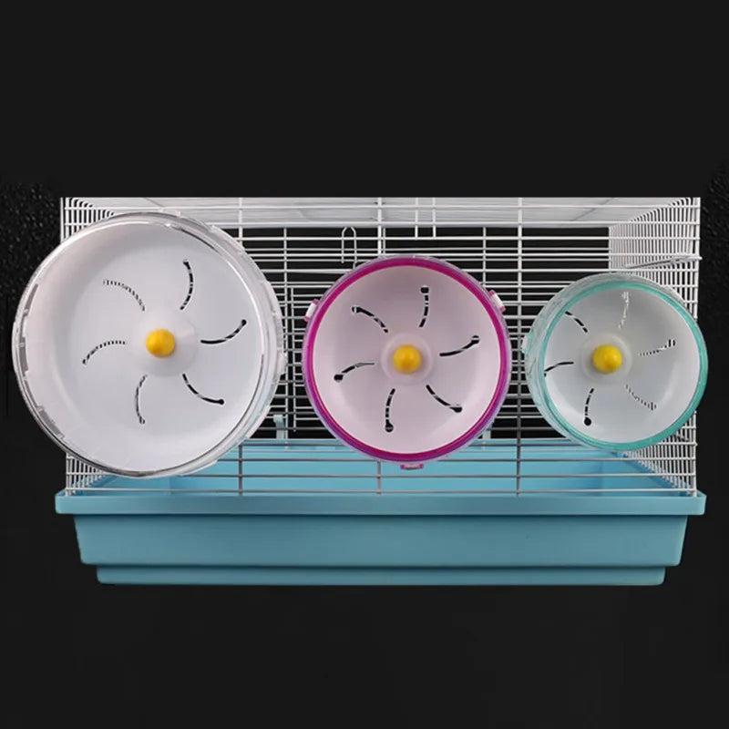 Pet Hamster Running Wheel Toy Plastic Silent Exercise Wheel