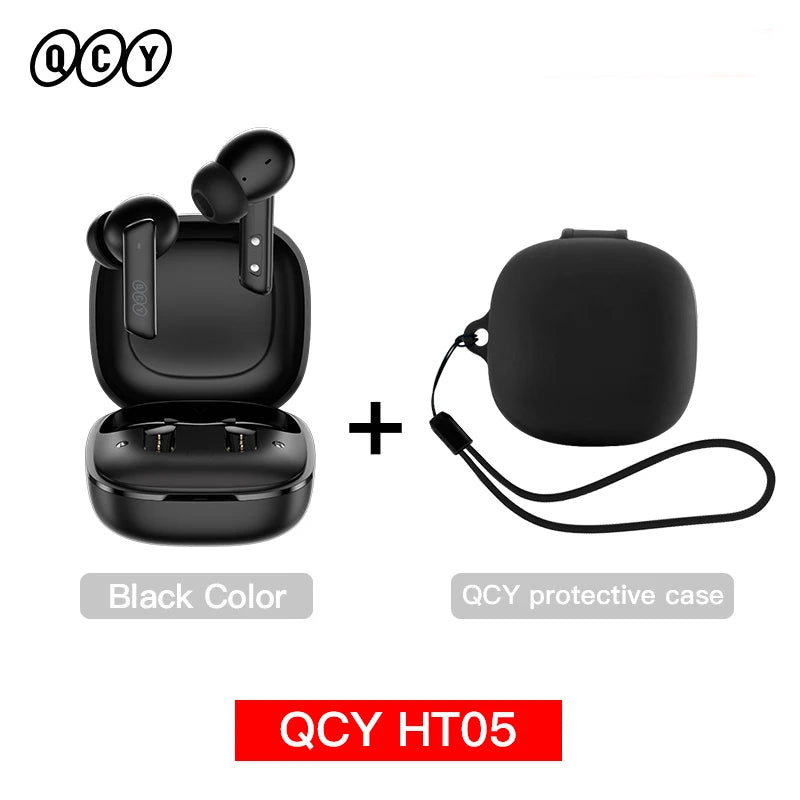 QCY HT05 ANC Wireless Earphones With 40dB Noise Cancellation