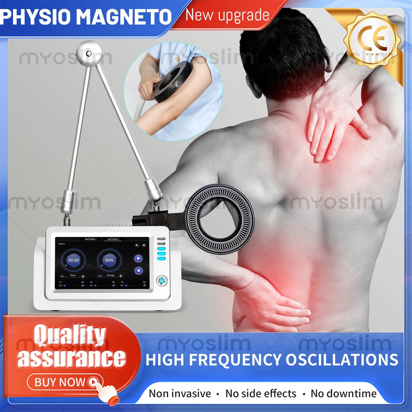 MYOSLIM Noninvasive Pulsed Magnetic Device For Joint Health