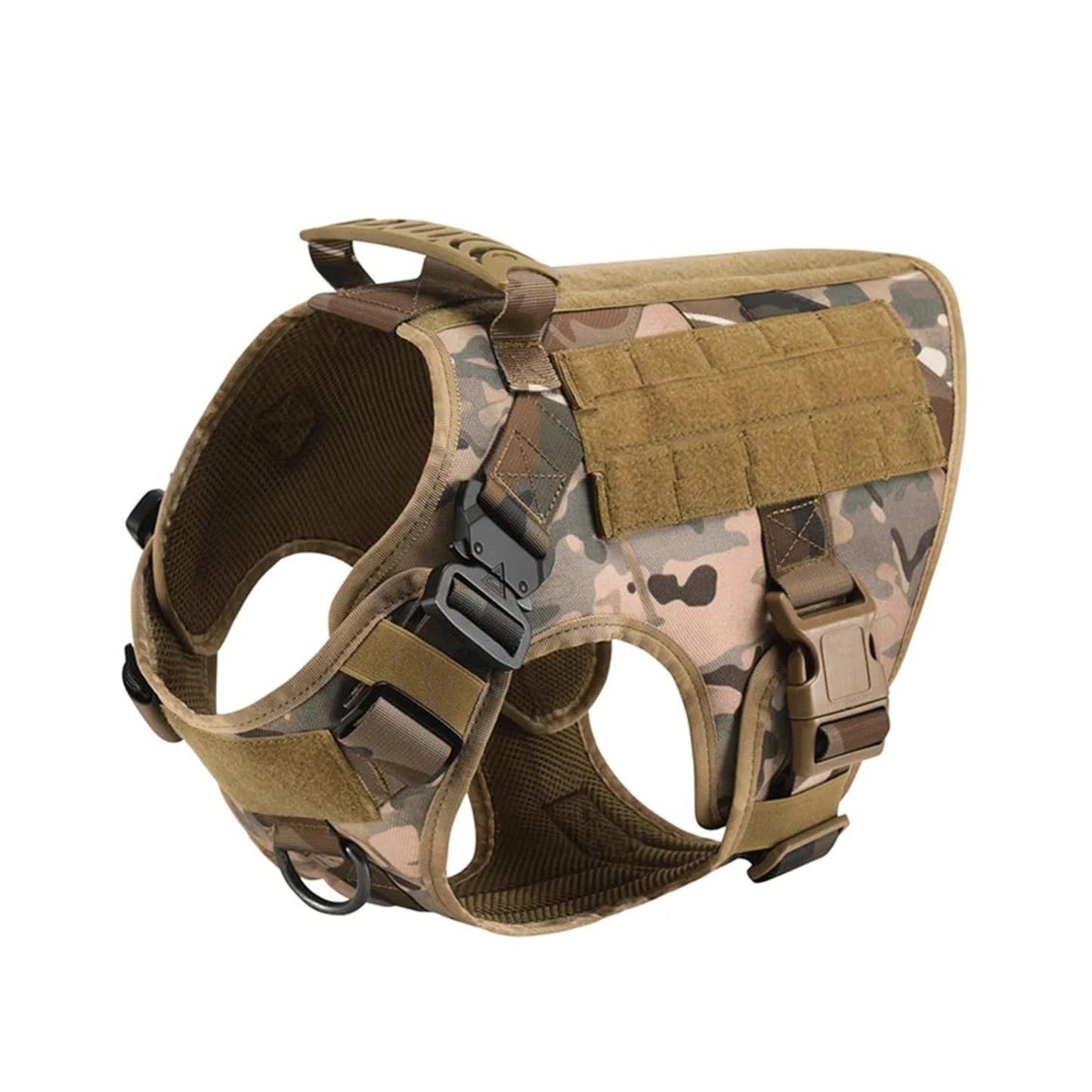 Tactical Dog Harness Vest With Molle Pouches For German Shepherd Training