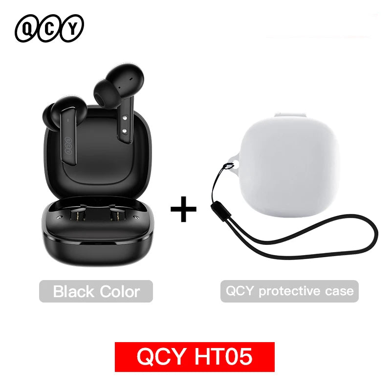 QCY HT05 ANC Wireless Earphones With 40dB Noise Cancellation