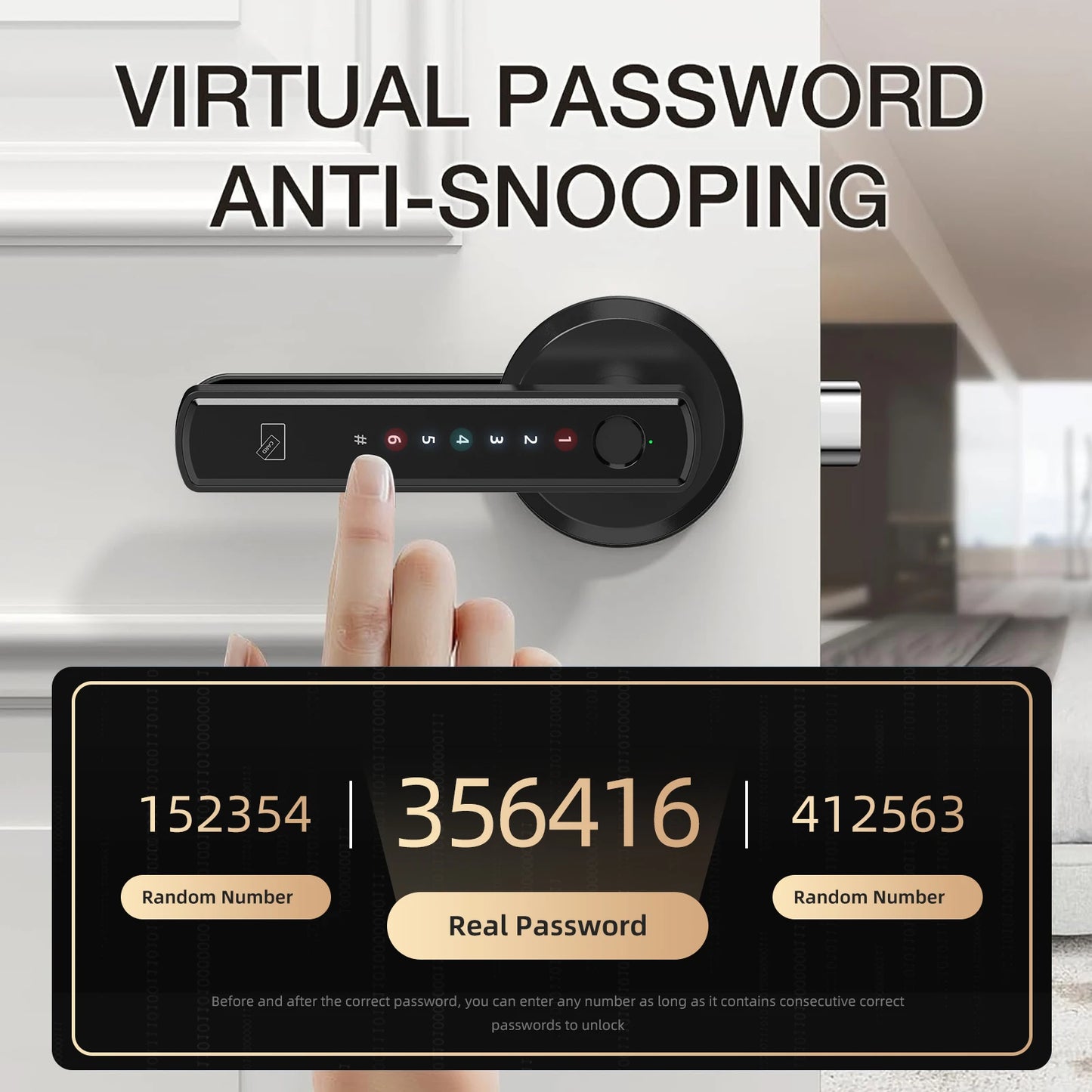 Viladepot Smart Lock with Fingerprint and App Control